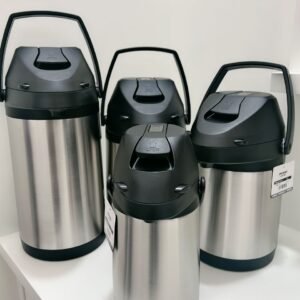Garrafa Térmica de Pressão Inox – Tampa com Trava e Alça de Transporte