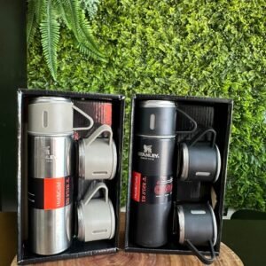 Kit Stanley Térmico 2 Peças – Garrafa 500ml + 2 Canecas